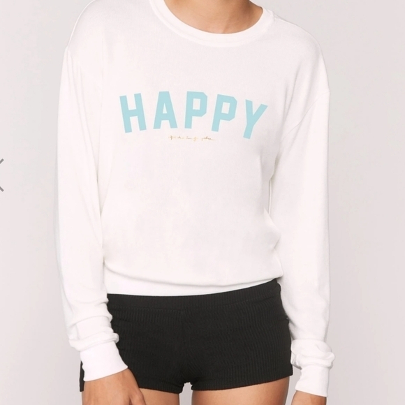 SPIRITUAL GANGSTER Happy Savasana Pullover NWT motivational - Picture 1 of 8